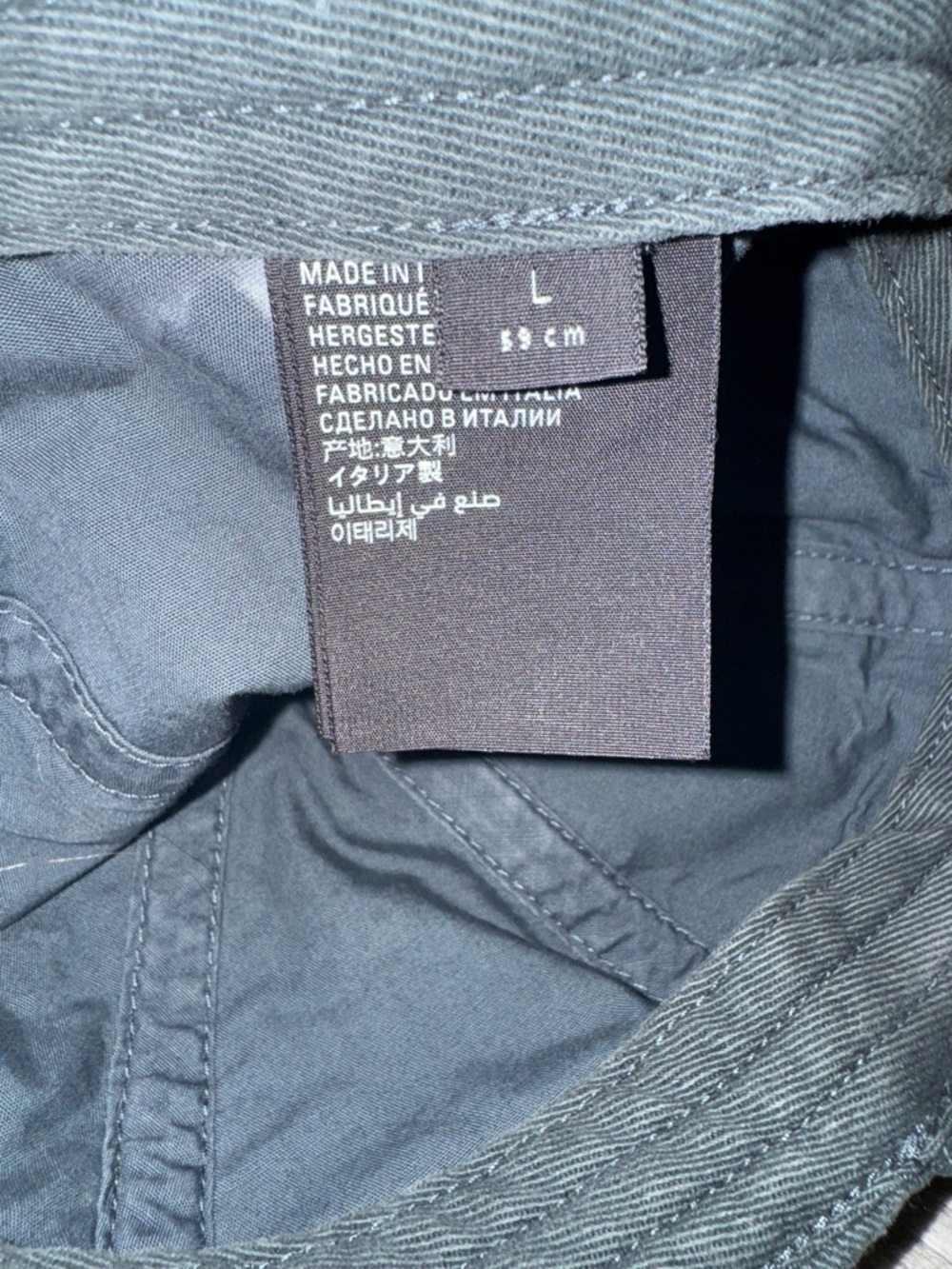 Balenciaga grey  Embroidered Logo Baseball Cap - Picture 3 of 3